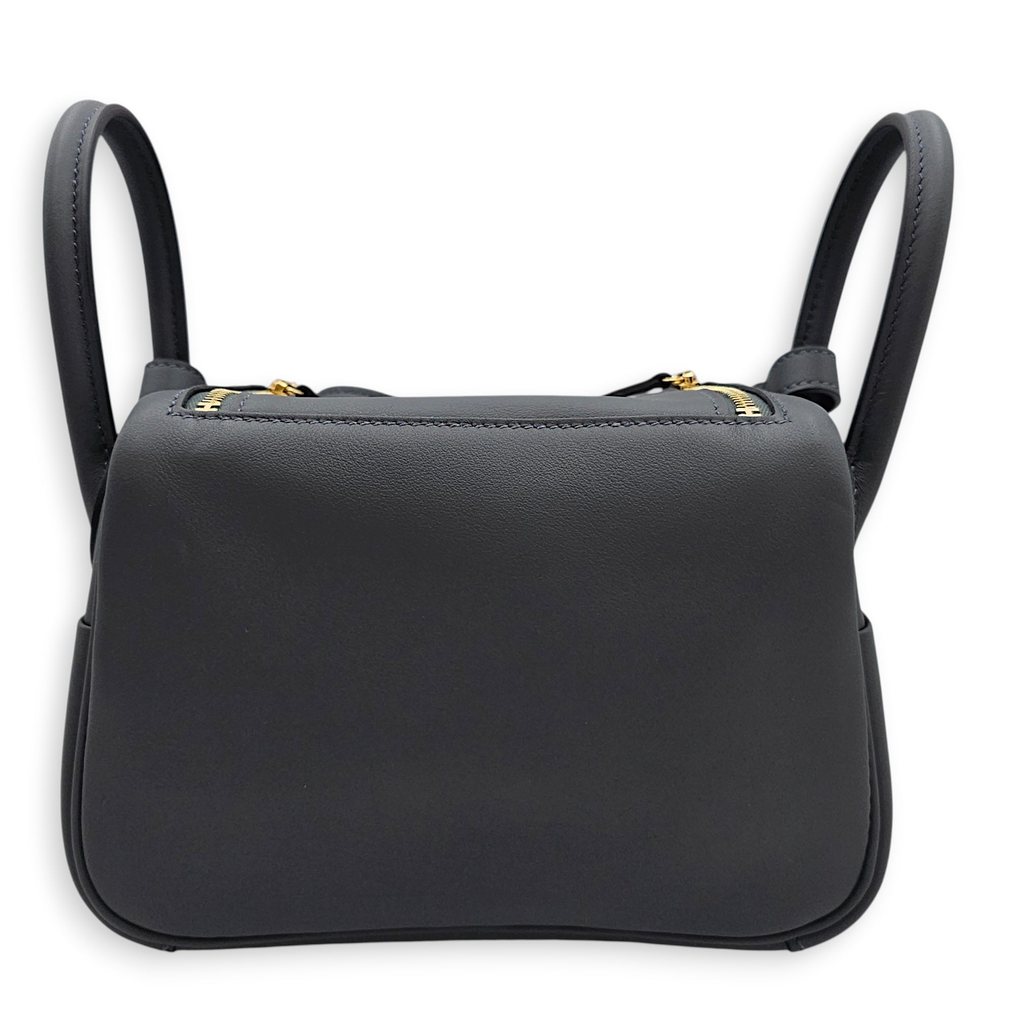 Lindy II Mini Gris misty/Noir in Swift Permabrass hardware CL2603-19801 2