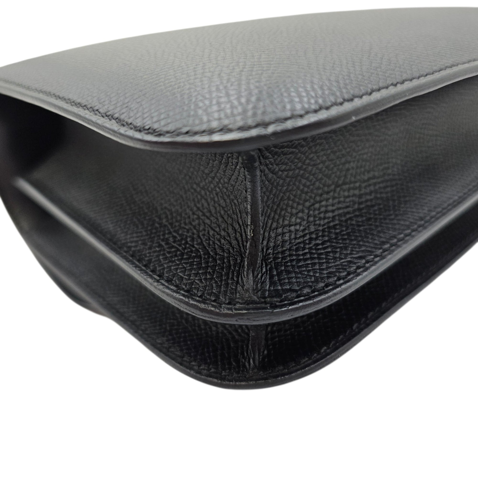 Constance 18 Black in Epsom Rose Gold hardware CL2603-19840 15