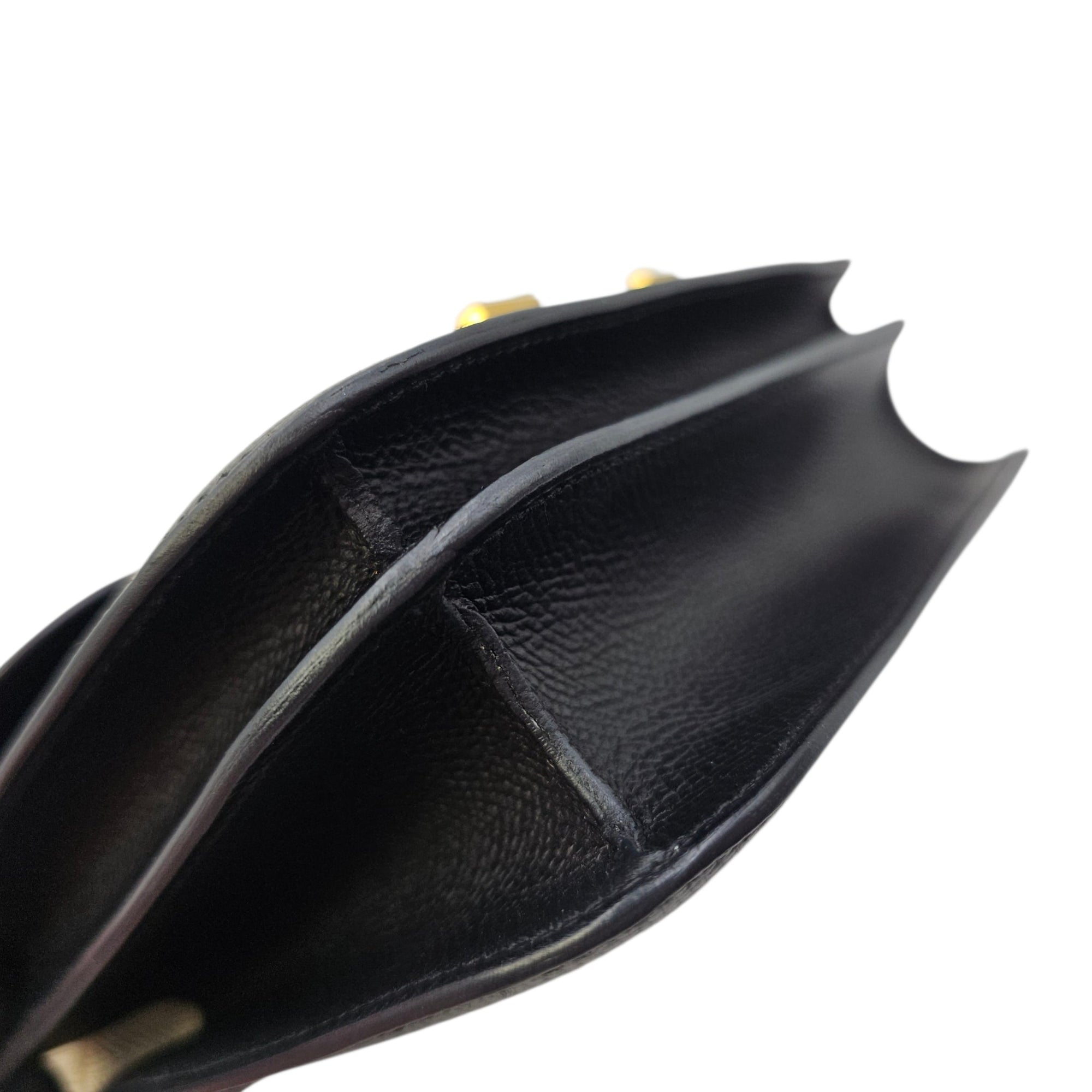Constance 18 Black in Epsom Rose Gold hardware CL2603-19840 8