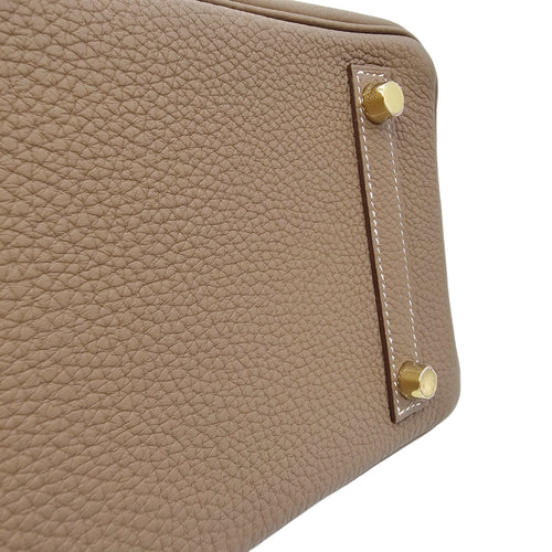 Birkin 25 Etoupe in Togo Gold hardware CL2603-19842 10