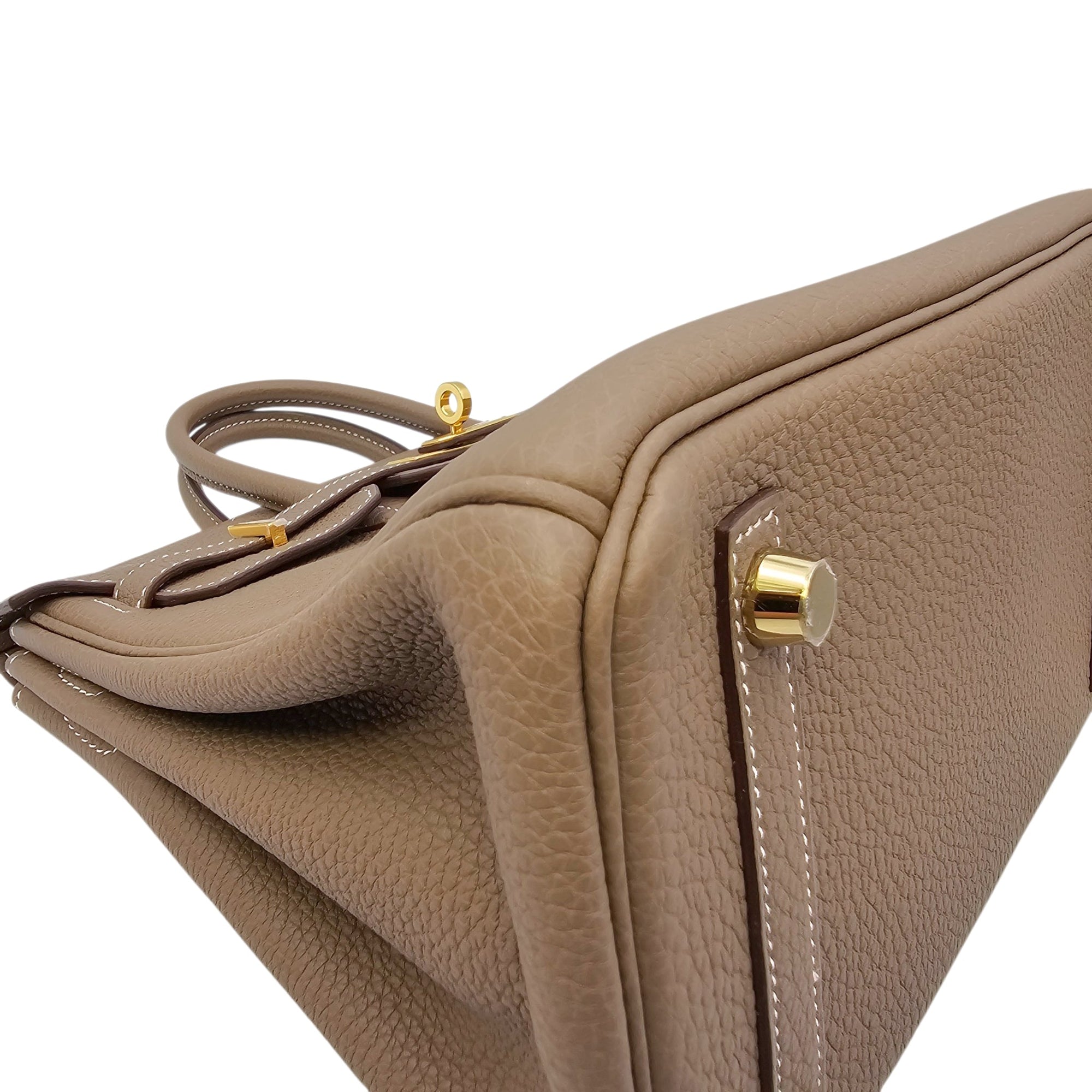 Birkin 25 Etoupe in Togo Gold hardware CL2603-19842 11