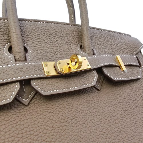Birkin 25 Etoupe in Togo Gold hardware CL2603-19842 12