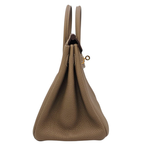 Birkin 25 Etoupe in Togo Gold hardware CL2603-19842 4