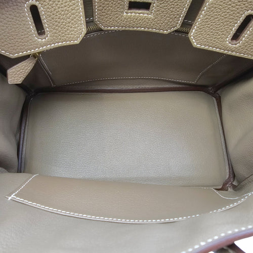 Birkin 25 Etoupe in Togo Gold hardware CL2603-19842 6