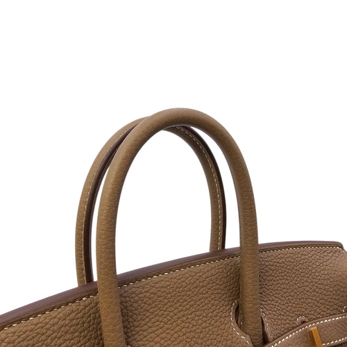 Birkin 25 Etoupe in Togo Gold hardware CL2603-19842 9