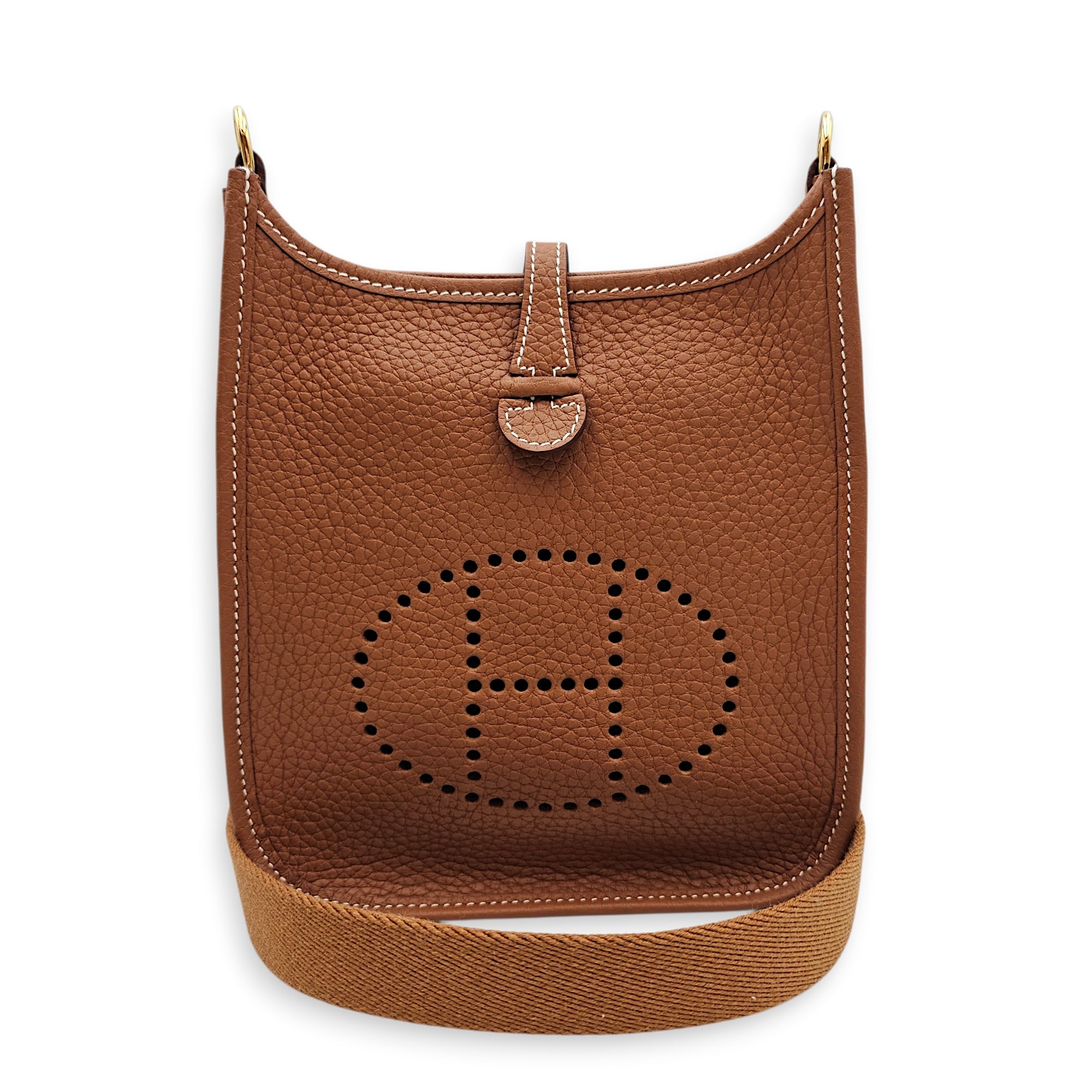 Evelyne Mini Gold in Clemence Gold hardware CL2603-19849 3