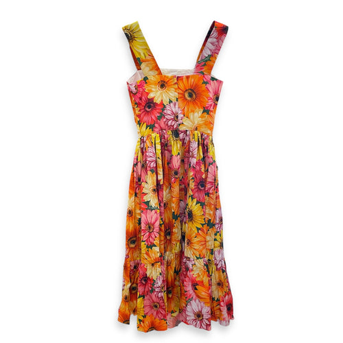 Floral Print Flare Midi Dress 38 Multi-colour Ready-To-Wear CL2603-19886 2