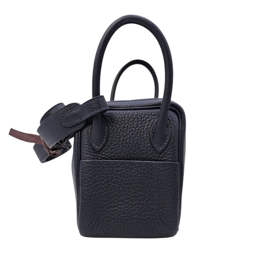 Lindy Mini Blue Nuit in Clemence Gold hardware