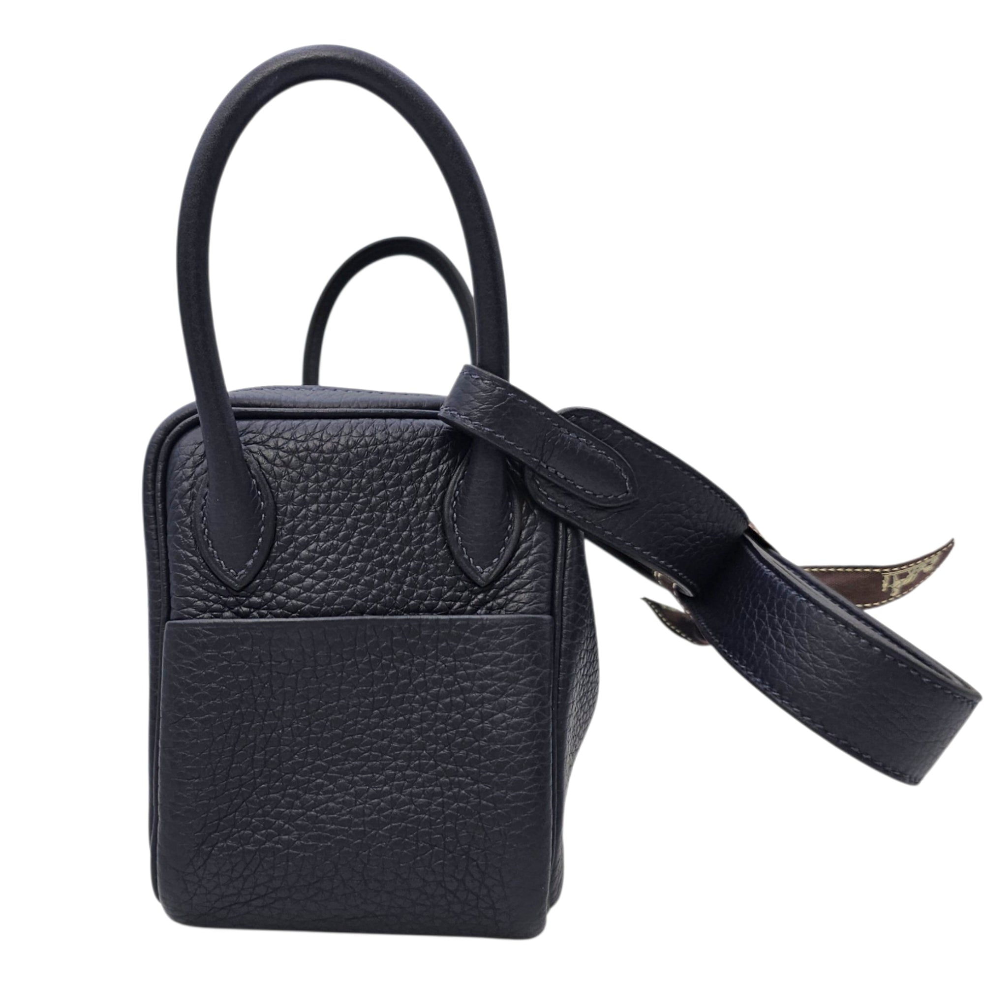 Lindy Mini Blue Nuit in Clemence Gold hardware