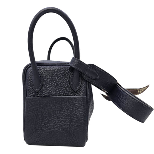 Lindy Mini Blue Nuit in Clemence Gold hardware