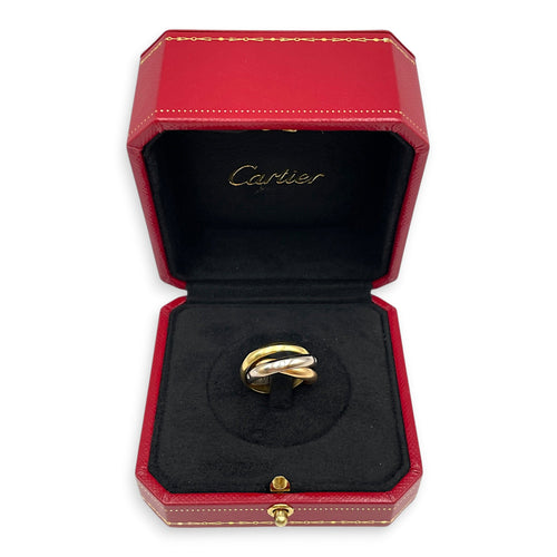 Trinity, Classic Model, 5 Diamonds 49 Ring in Yellow Gold, Rose Gold, White Gold Hardware CL2603-19900 3