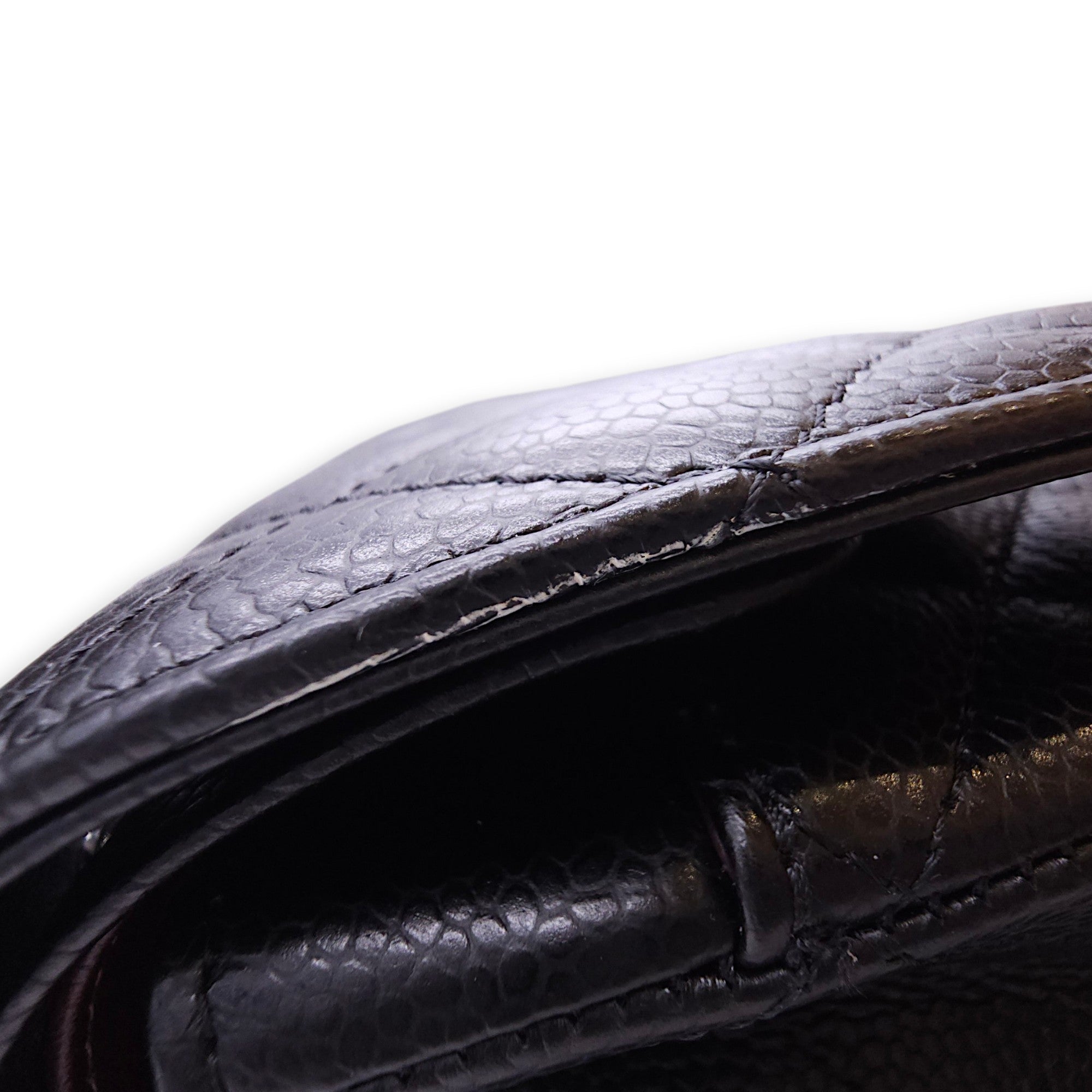 Classic Flap (Double Flap) Medium Black Shoulder Bag in Caviar Leather Silver hardware CL2603-19901 9