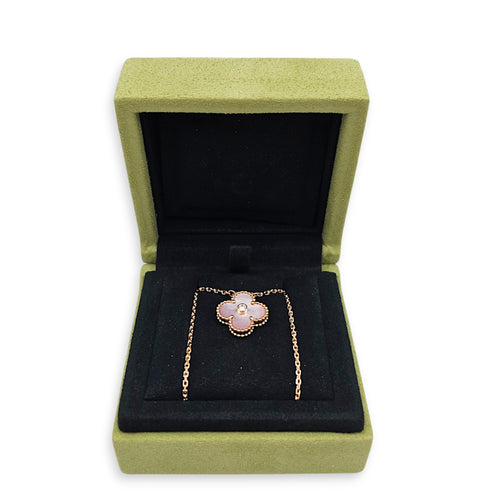 Holiday Pendant 2025 Necklace in Pink