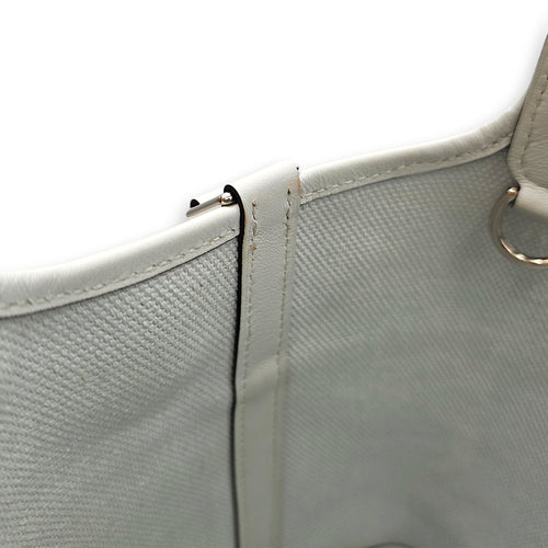 Picotin Pocket 18 Gris platine in Swift/Toile Palladium hardware