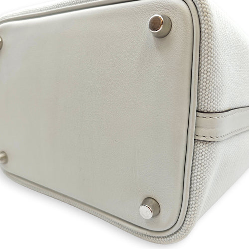Picotin Pocket 18 Gris platine in Swift/Toile Palladium hardware