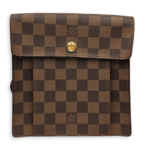 Damier Ebene Pimlico Brown Shoulder Bag in Canvas Gold hardware CL2603-19913 1