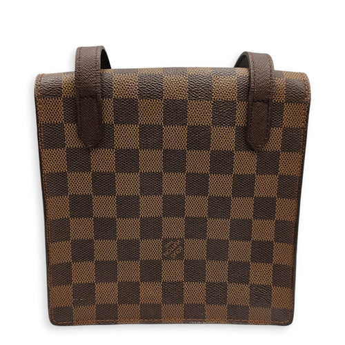 Damier Ebene Pimlico Brown Shoulder Bag in Canvas Gold hardware CL2603-19913 2