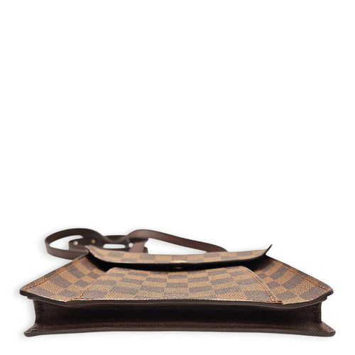 Damier Ebene Pimlico Brown Shoulder Bag in Canvas Gold hardware CL2603-19913 5