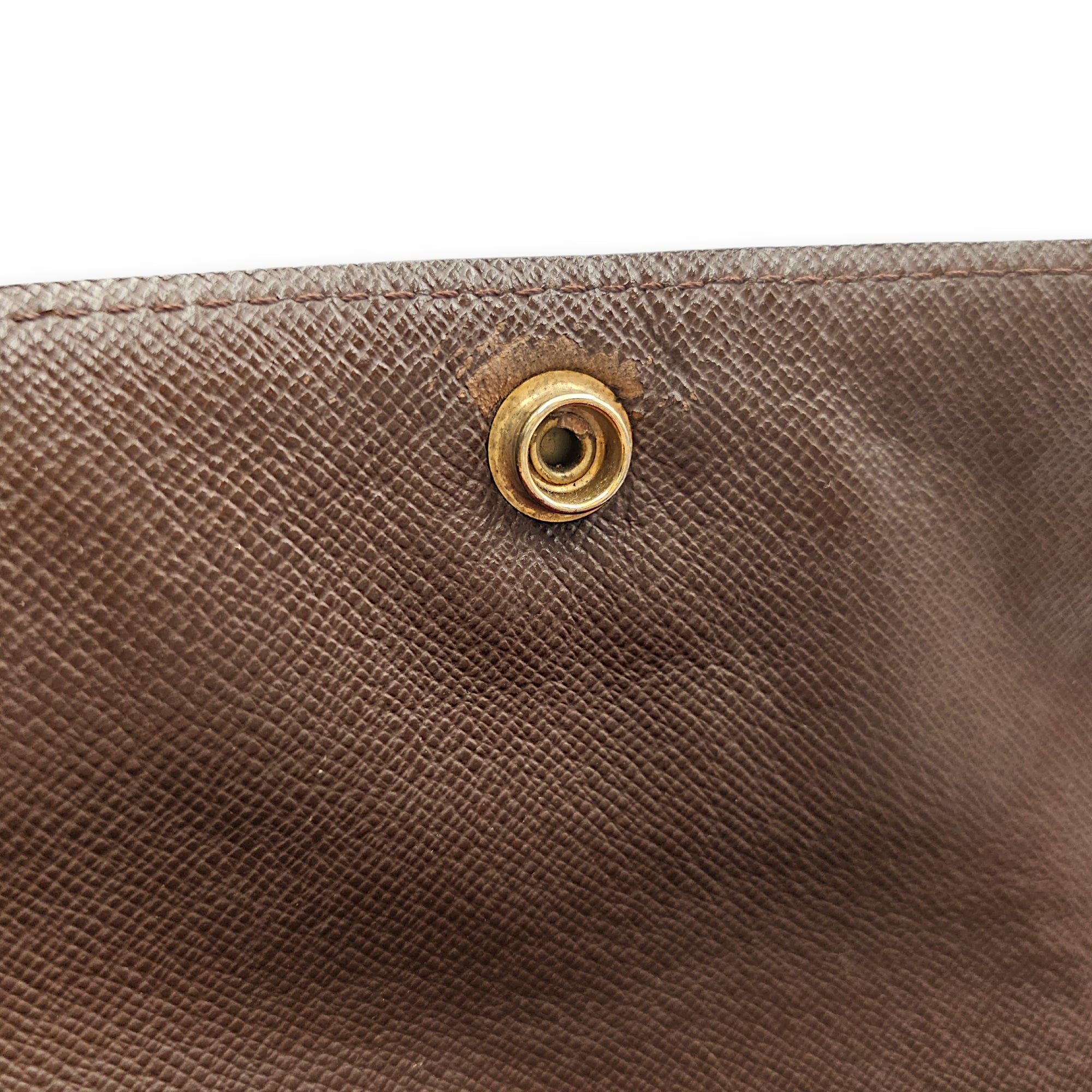 Damier Ebene Pimlico Brown Shoulder Bag in Canvas Gold hardware CL2603-19913 6
