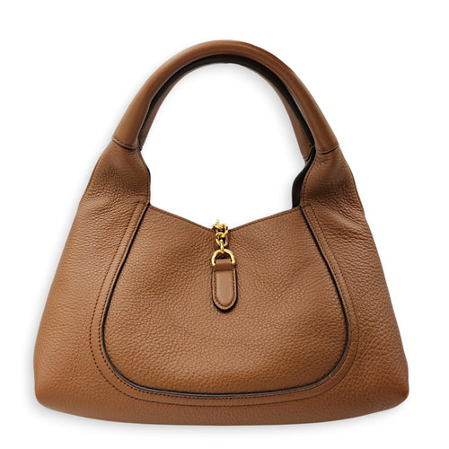 Softbit Medium Brown Shoulder Bag in Calfskin Gold hardware CL2603-19919 2