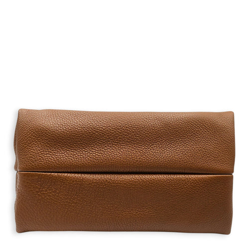Softbit Medium Brown Shoulder Bag in Calfskin Gold hardware CL2603-19919 5