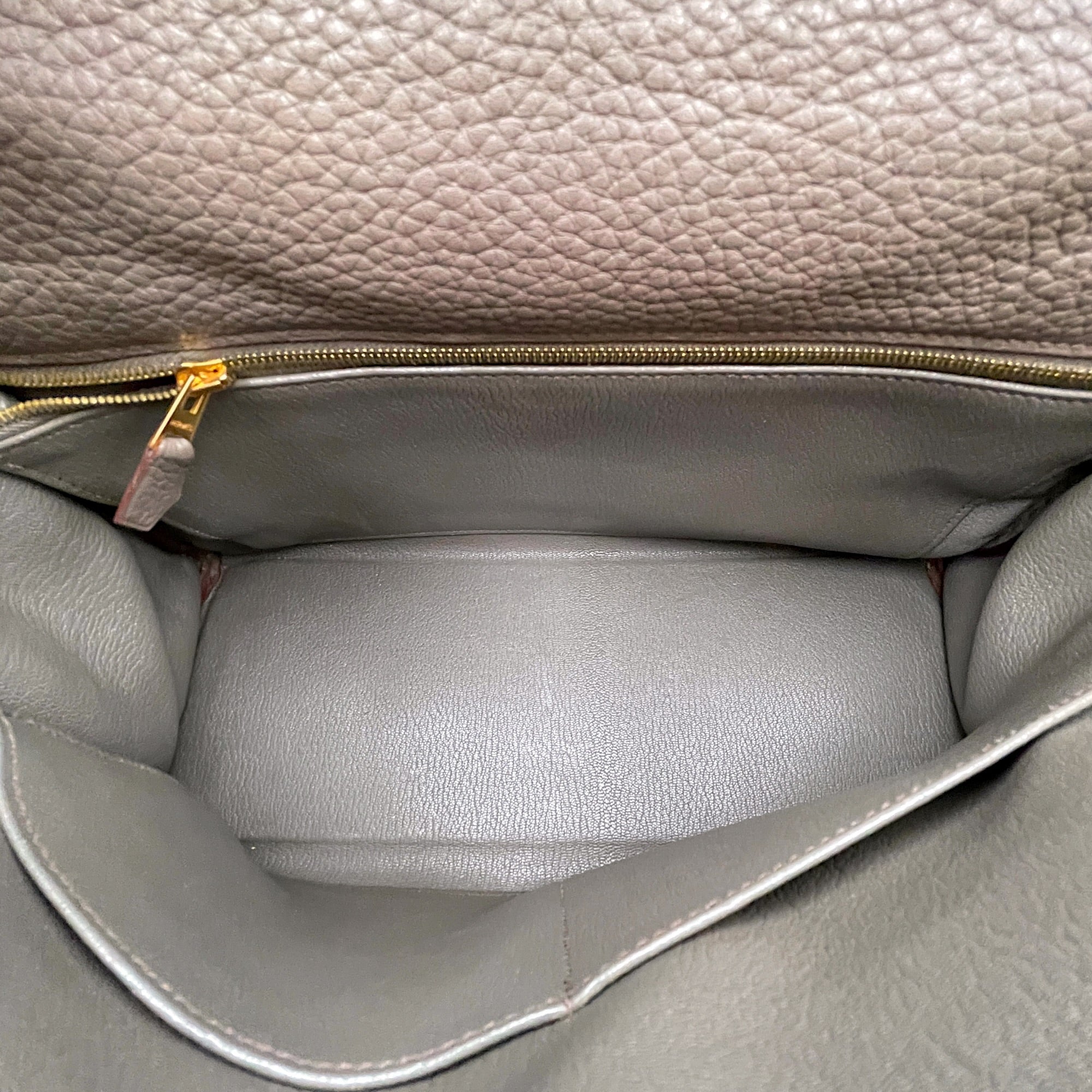 Kelly 32 Etain in Clemence Gold hardware CL2603-19933 6