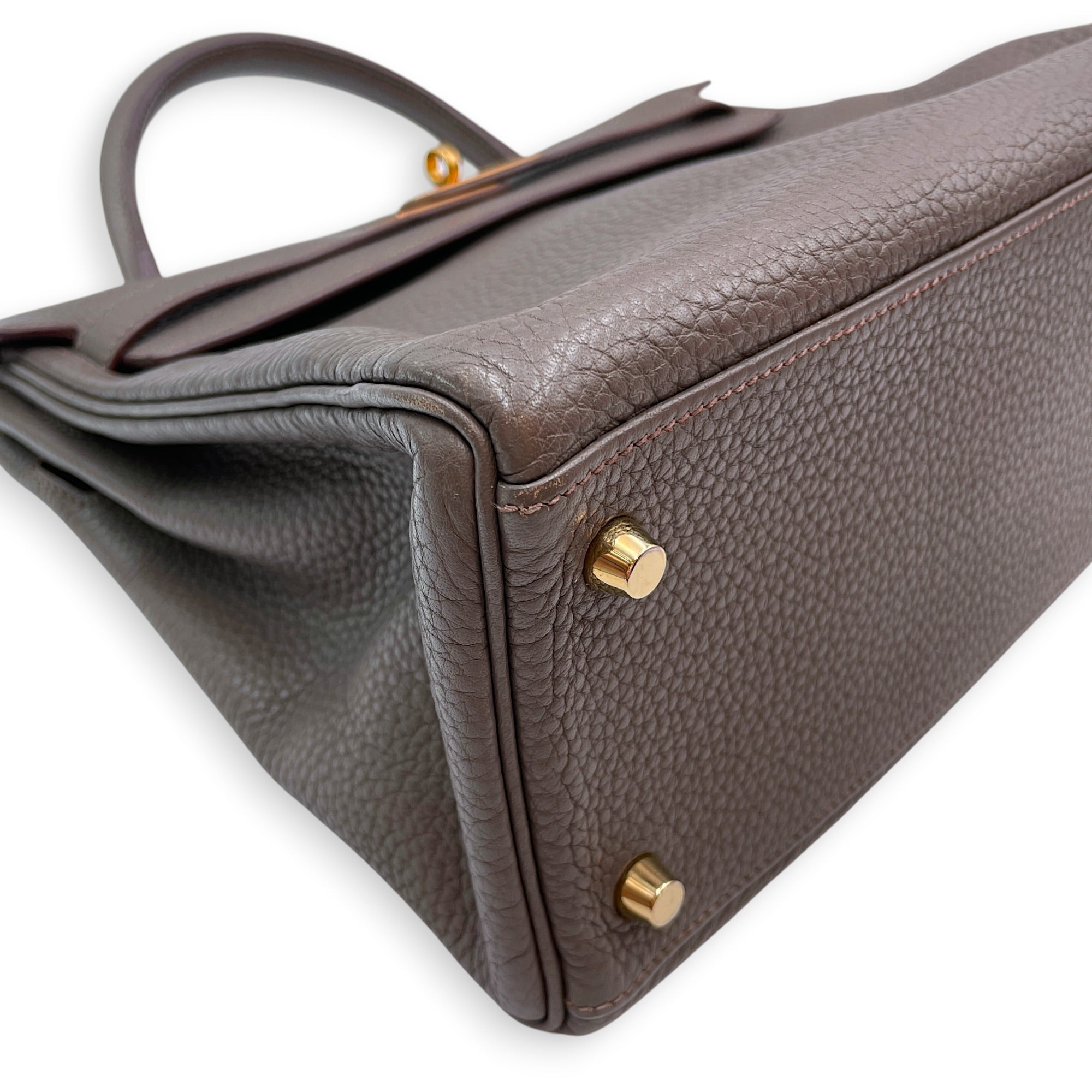 Kelly 32 Etain in Clemence Gold hardware CL2603-19933 7