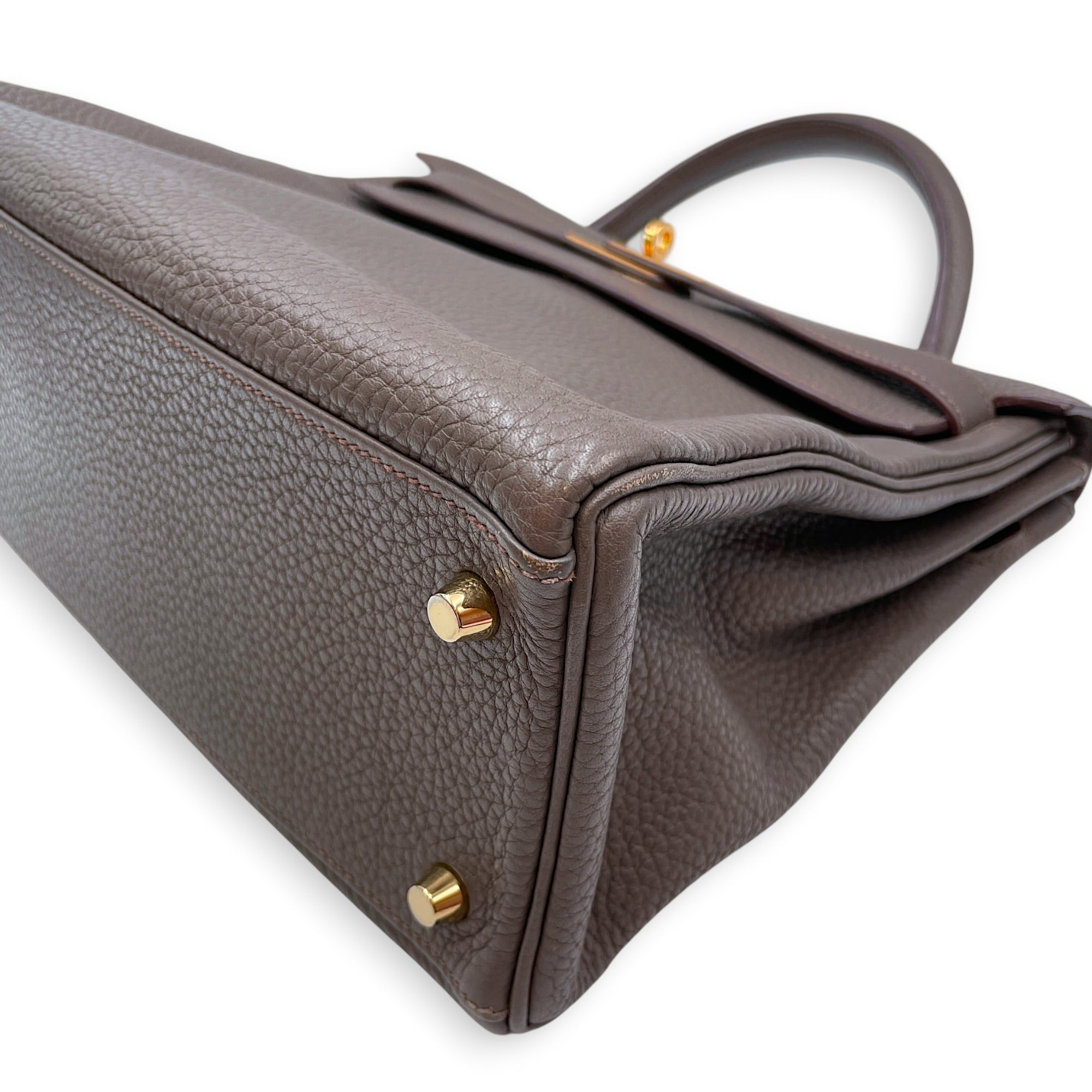 Kelly 32 Etain in Clemence Gold hardware CL2603-19933 8