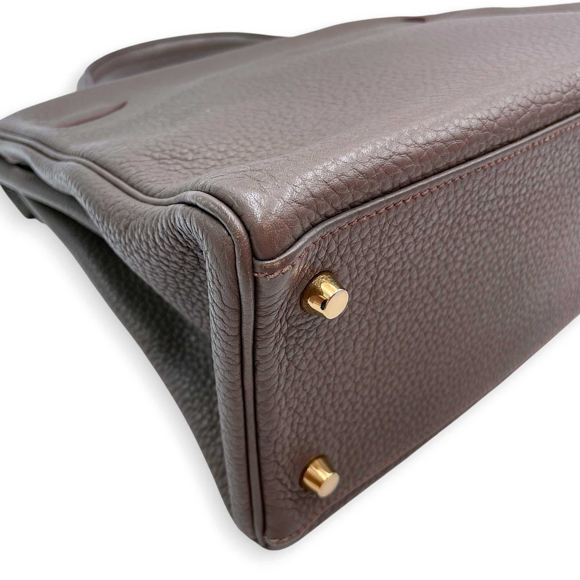 Kelly 32 Etain in Clemence Gold hardware CL2603-19933 9