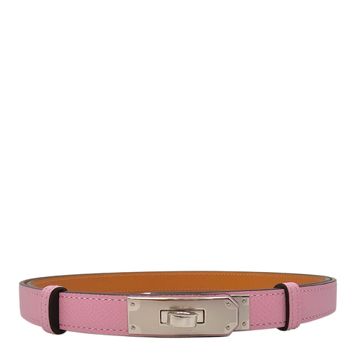 Kelly 18 Mauve Sylvestre Belt in Epsom Palladium hardware CL2603-19937 1