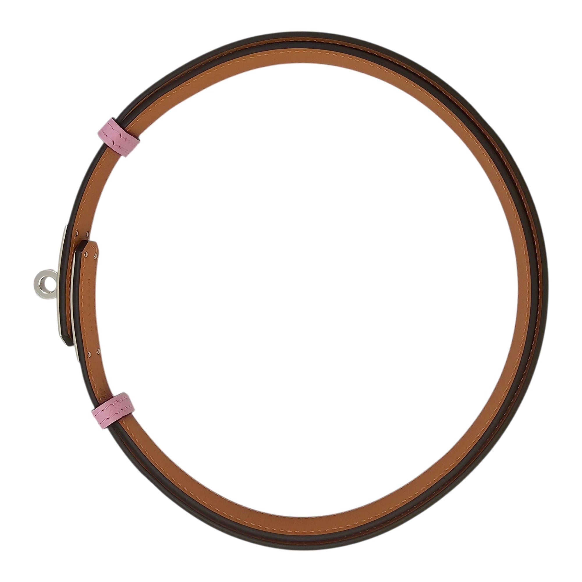 Kelly 18 Mauve Sylvestre Belt in Epsom Palladium hardware CL2603-19937 3