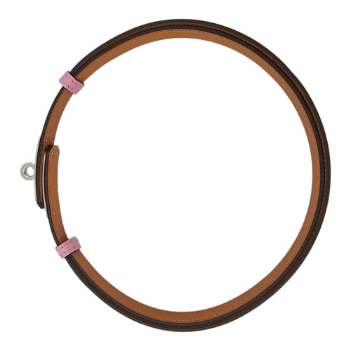 Kelly 18 Mauve Sylvestre Belt in Epsom Palladium hardware CL2603-19937 3