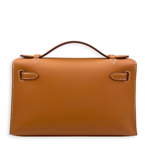 Kelly Pochette Gold in Swift Gold hardware
