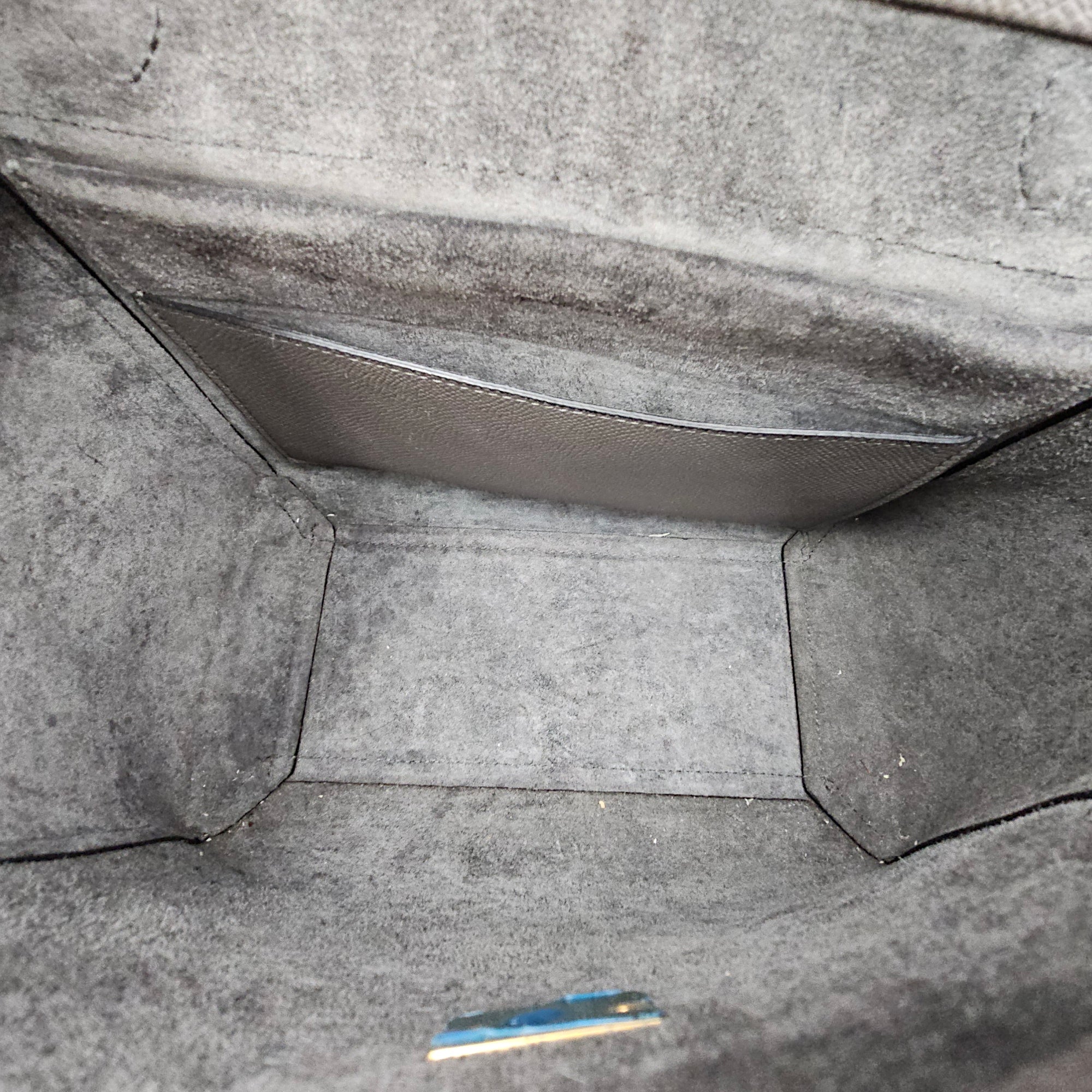 Belt Micro Grey Shoulder Bag in Calfskin Gold hardware CL2603-19942 7