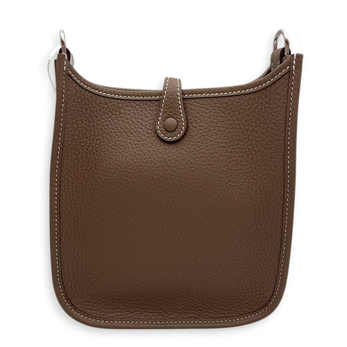 Evelyne Mini Etoupe in Clemence Palladium hardware CL2603-19959 2