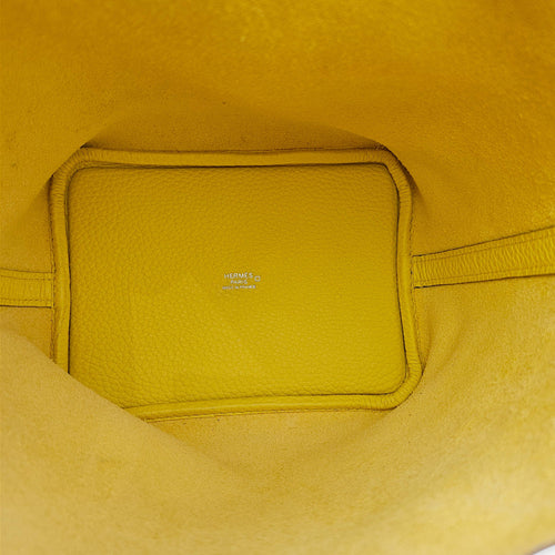 Picotin Touch 18 Lime/Mimosa in Matte Alligator/Clemence Palladium hardware CL2603-19981 6