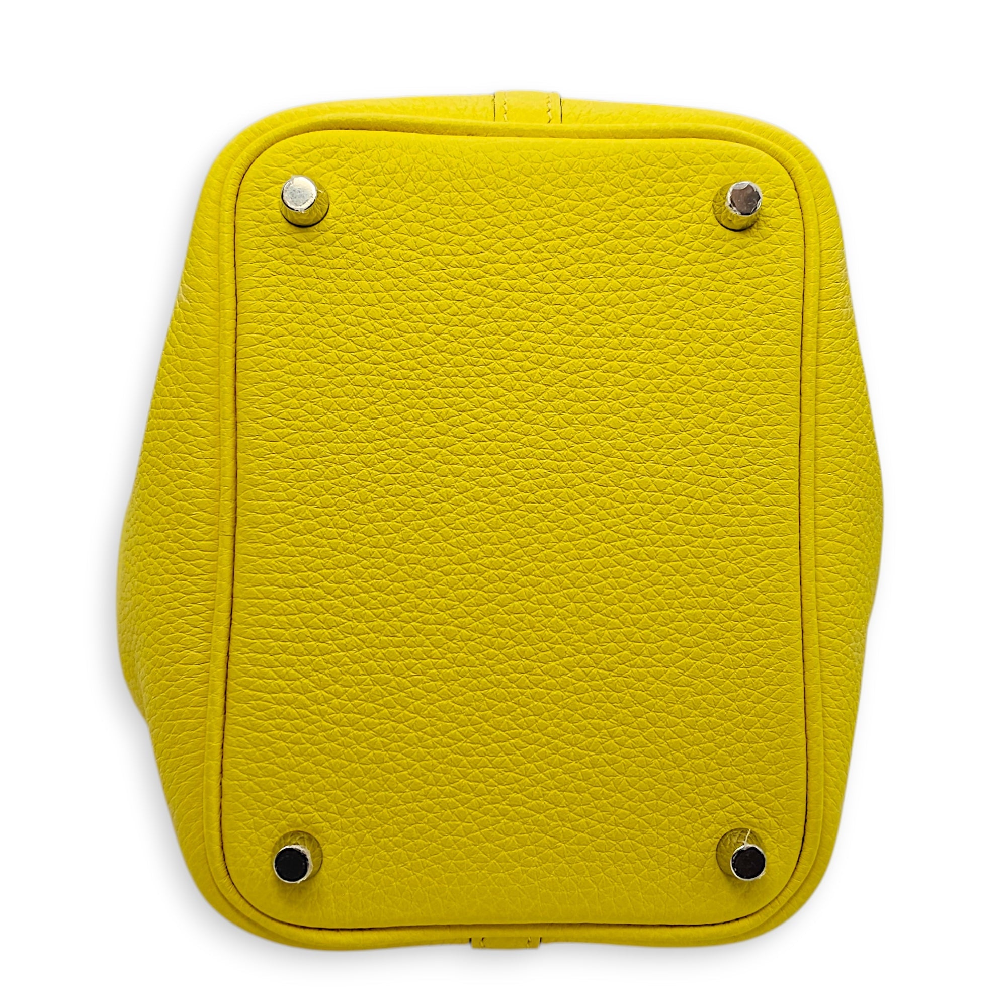 Picotin Touch 18 Lime/Mimosa in Matte Alligator/Clemence Palladium hardware CL2603-19981 9