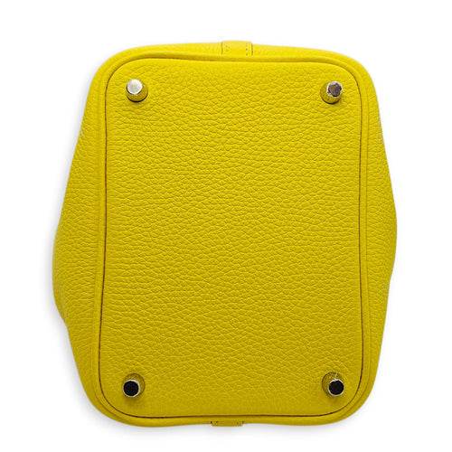Picotin Touch 18 Lime/Mimosa in Matte Alligator/Clemence Palladium hardware CL2603-19981 9