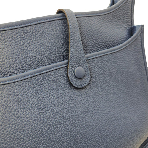 Evelyne III PM Blue Tie in Clemence Palladium hardware CL2603-19982 10