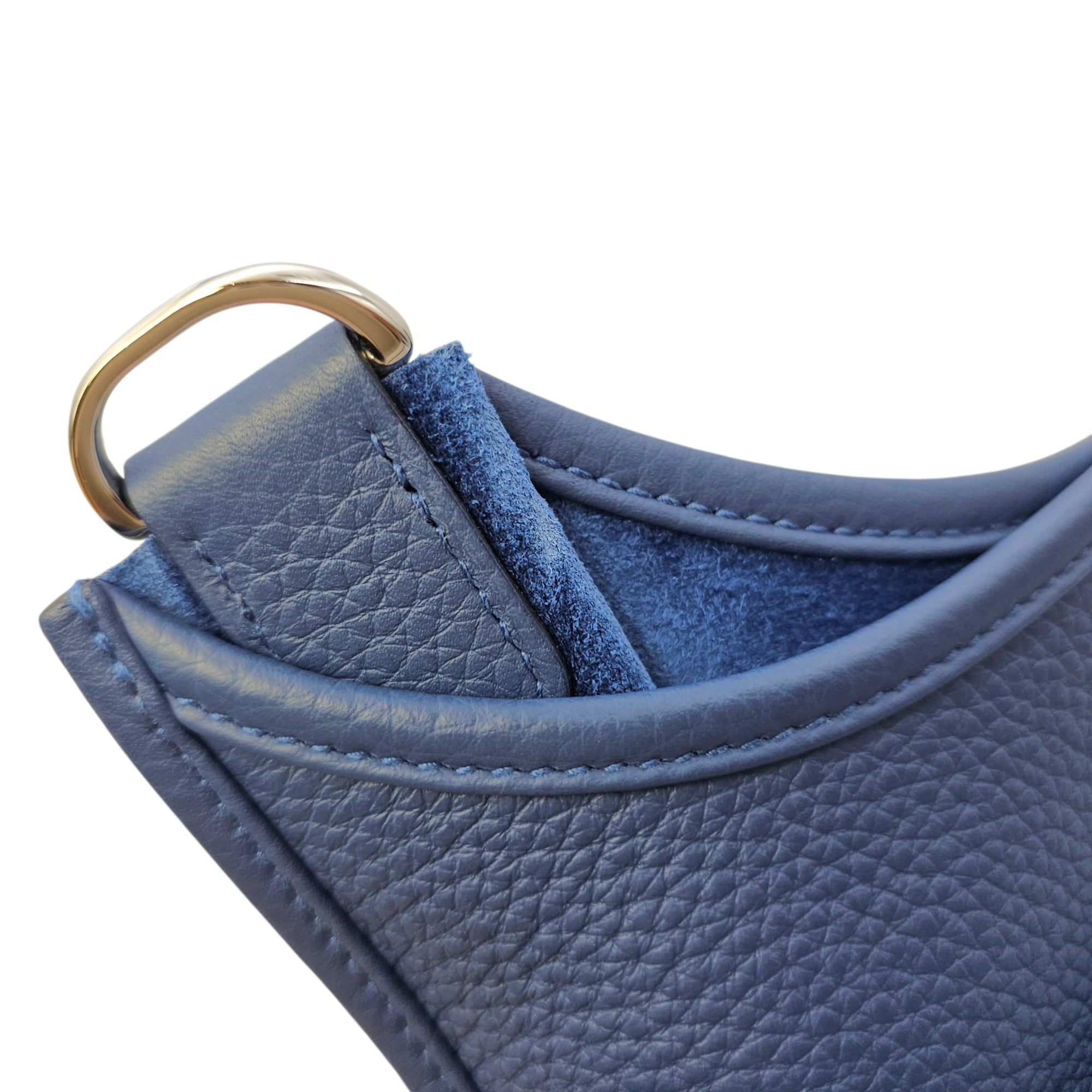 Evelyne III PM Blue Tie in Clemence Palladium hardware CL2603-19982 11