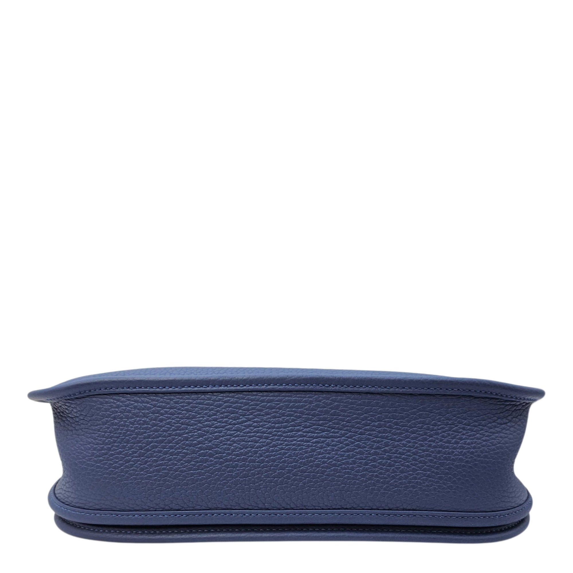 Evelyne III PM Blue Tie in Clemence Palladium hardware CL2603-19982 5