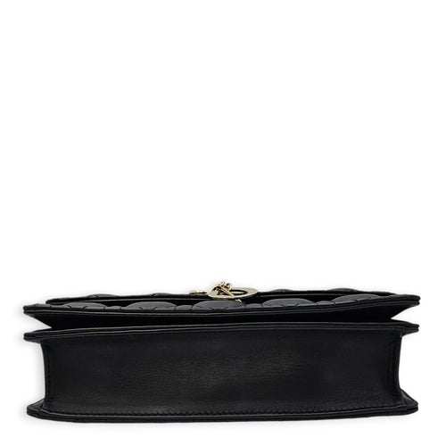 Top Handle Bag Mini Black in Lambskin Gold hardware CL2603-20005 4