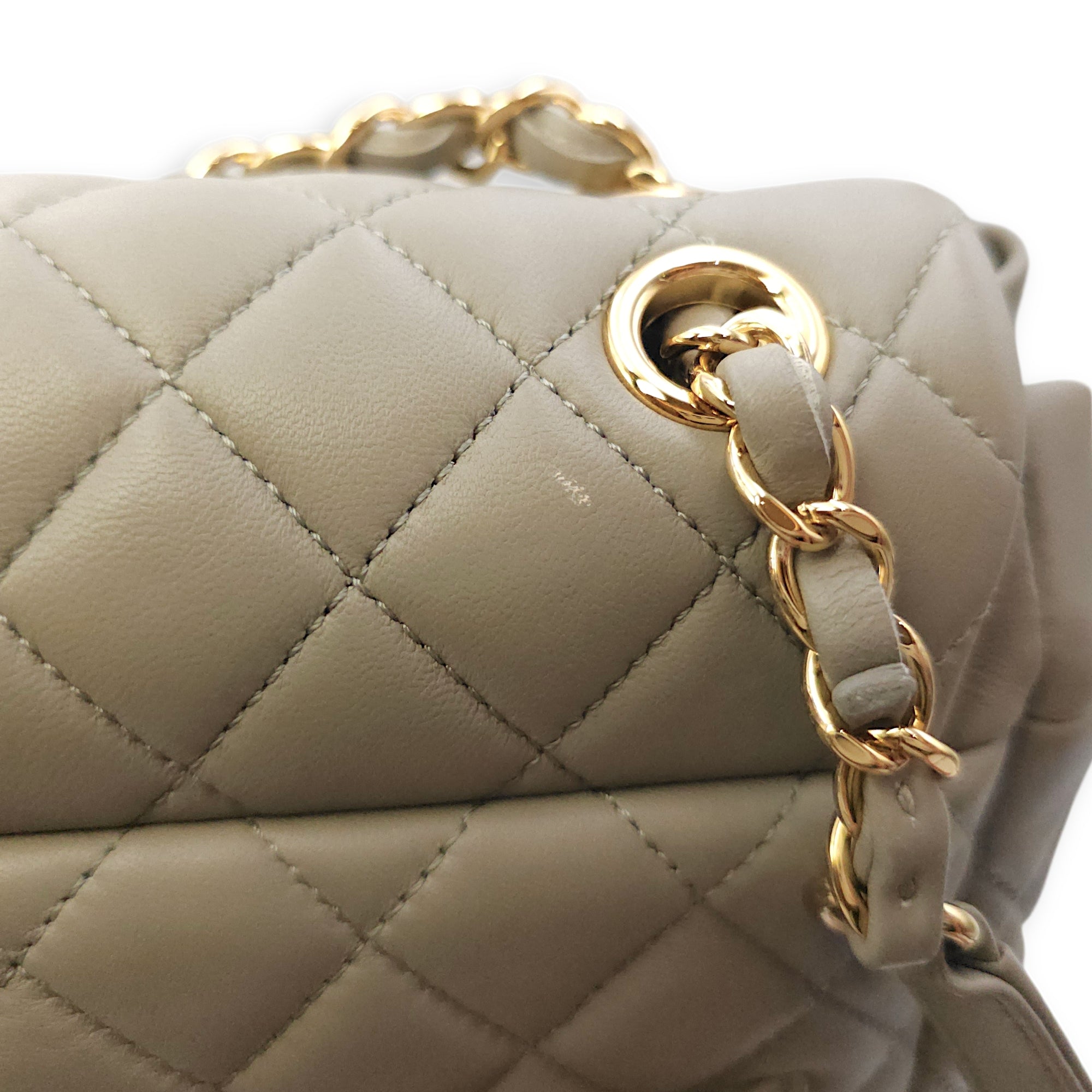 Urban Spirit Grey Backpack in Lambskin Gold hardware CL2603-20012 13