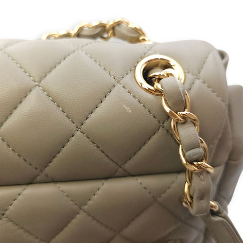 Urban Spirit Grey Backpack in Lambskin Gold hardware CL2603-20012 13