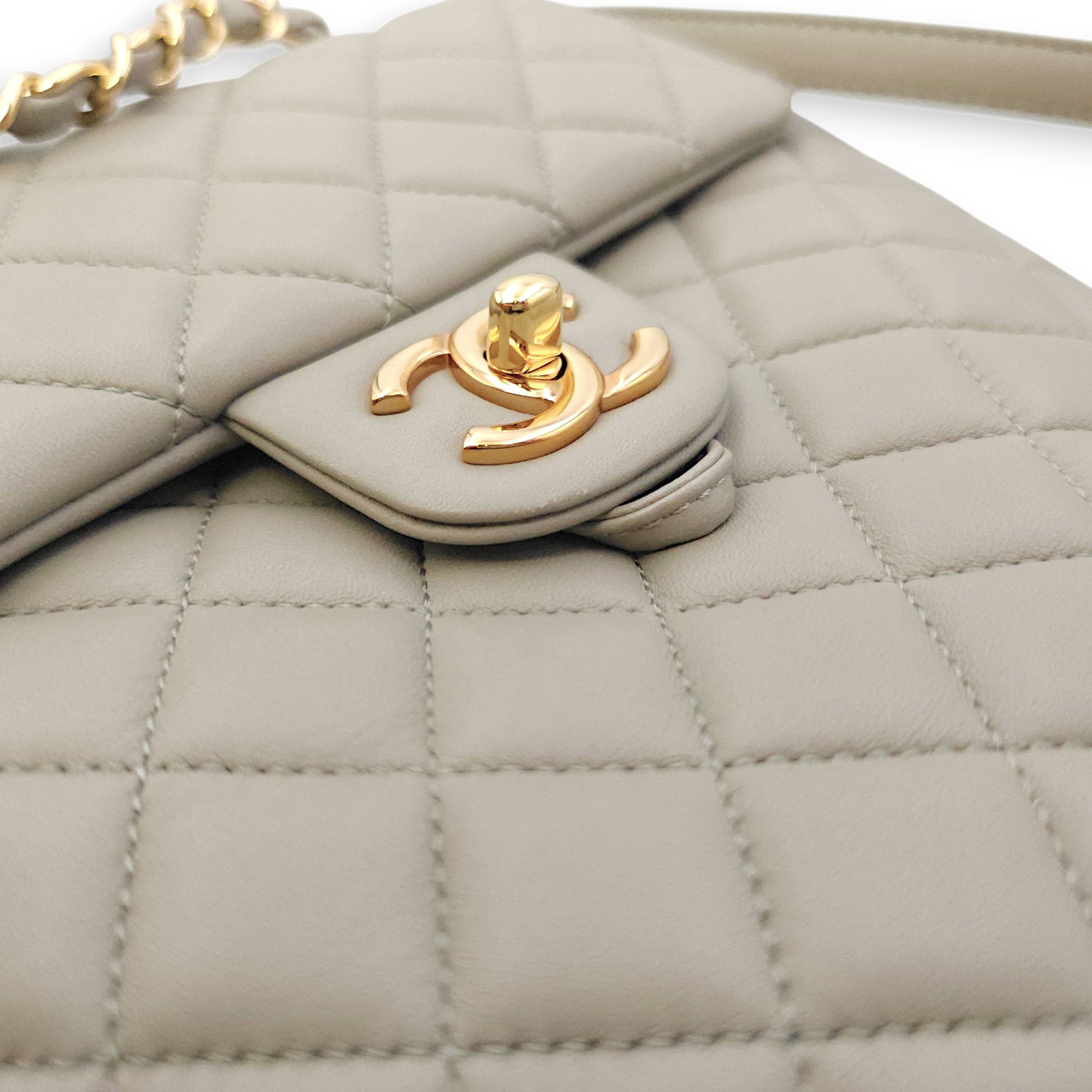 Urban Spirit Grey Backpack in Lambskin Gold hardware CL2603-20012 14