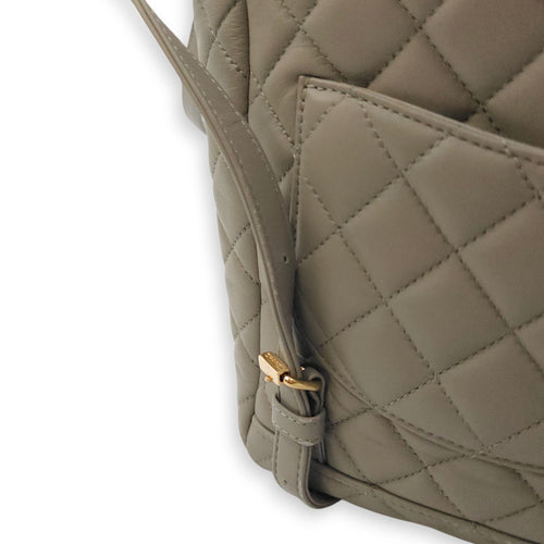 Urban Spirit Grey Backpack in Lambskin Gold hardware CL2603-20012 17
