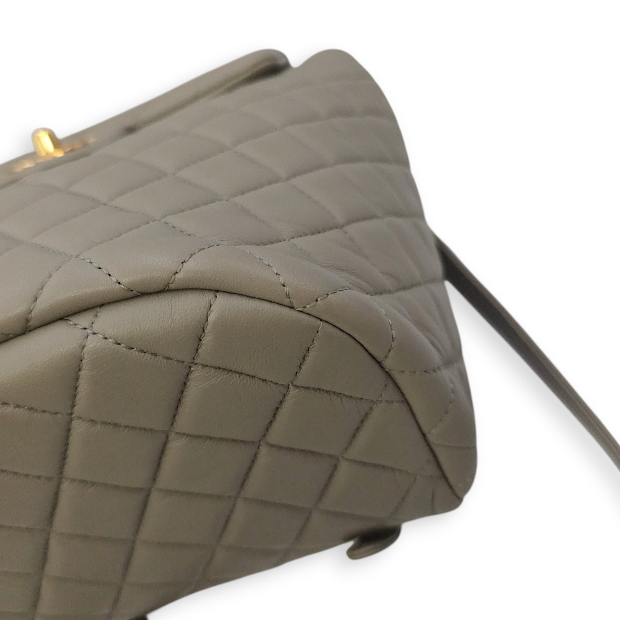 Urban Spirit Grey Backpack in Lambskin Gold hardware CL2603-20012 7