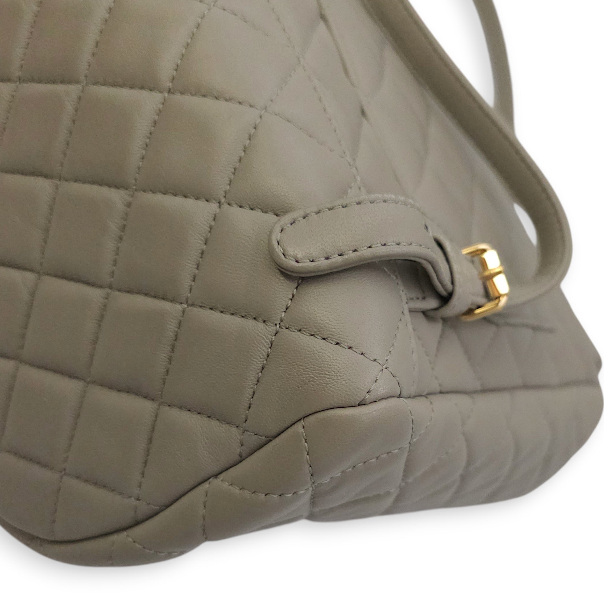 Urban Spirit Grey Backpack in Lambskin Gold hardware CL2603-20012 8