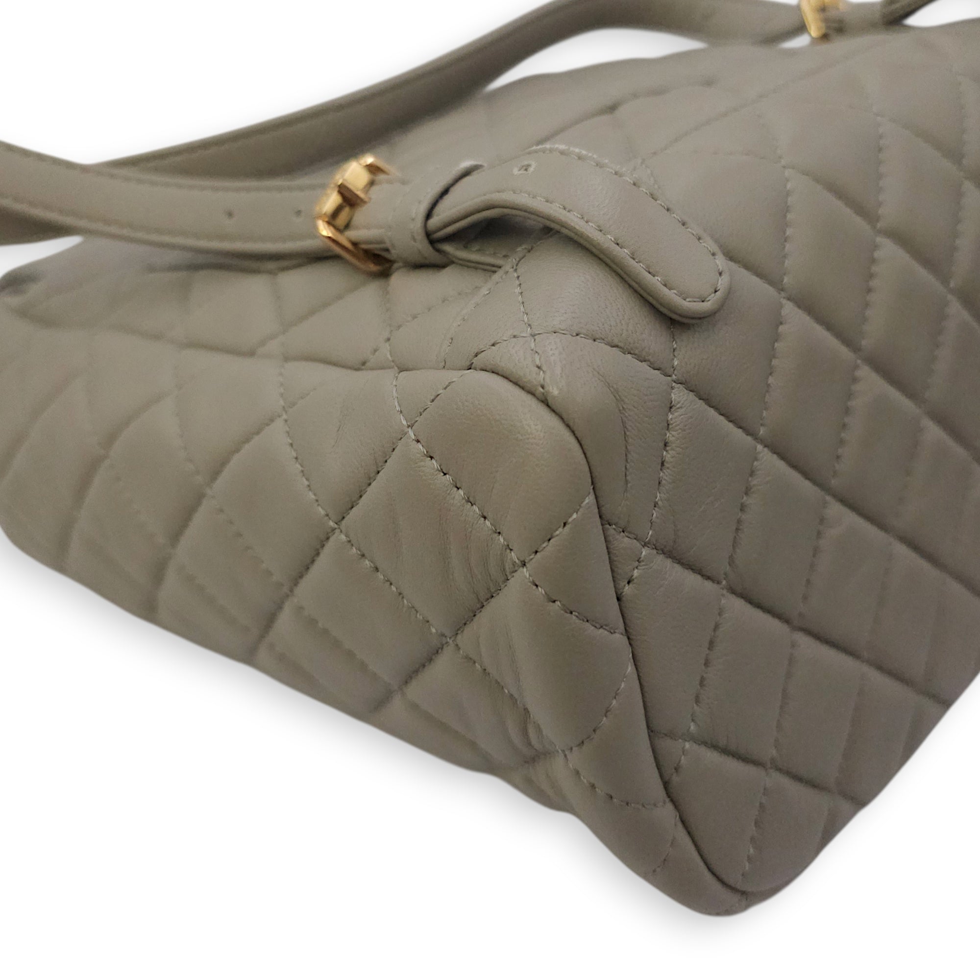 Urban Spirit Grey Backpack in Lambskin Gold hardware CL2603-20012 9
