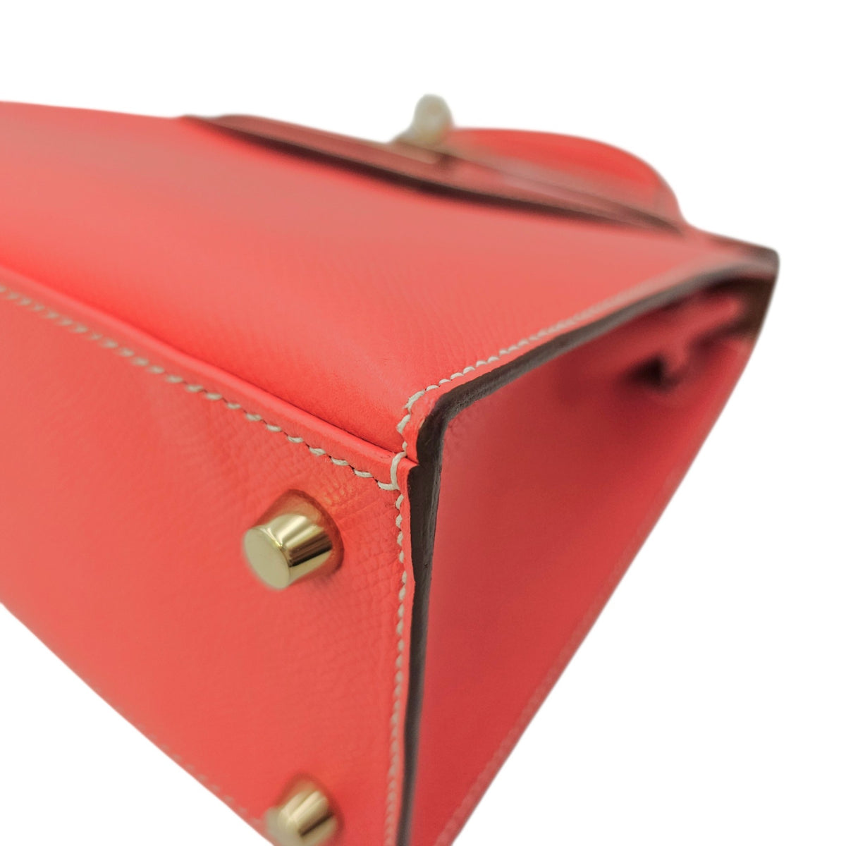 Sellier Kelly 25 Rose jaipur/gold in Epsom Permabrass hardware